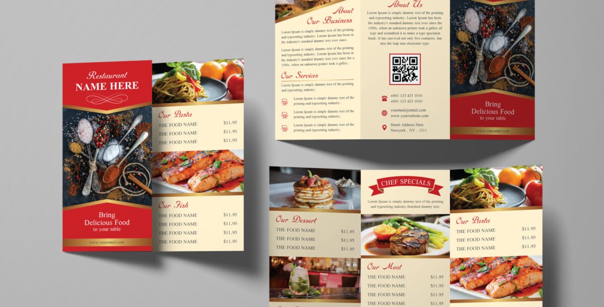 Menu Printing in Dubai
